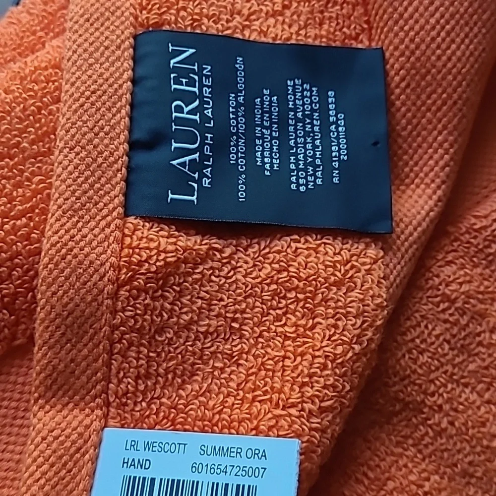 Ralph Lauren luxurious orange
